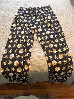 Star Wars Yoda with Black Background Pajama Bottoms.
